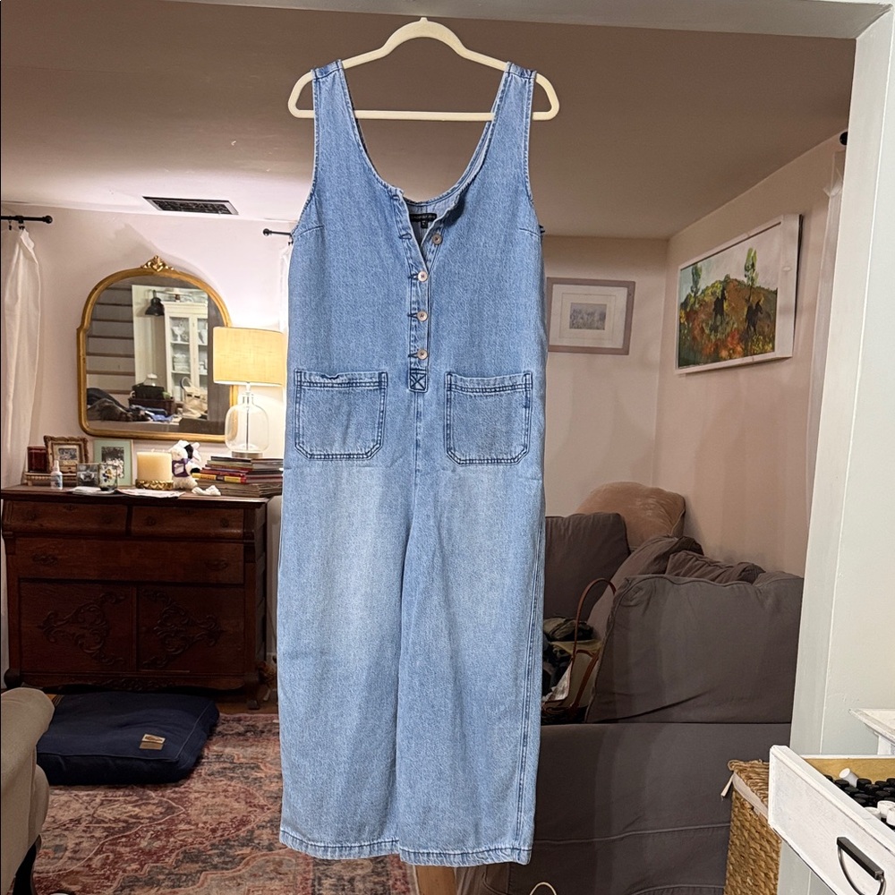 Sincerely Jules Light Blue Denim Jumpsuit